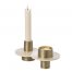 Philippi-Barbados-Kerzenhalter-Teelichthalter-2in1-gold-beige-Messing-emailliert